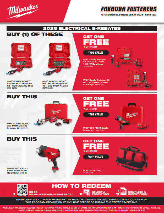 Q1 Electrical E-Rebates