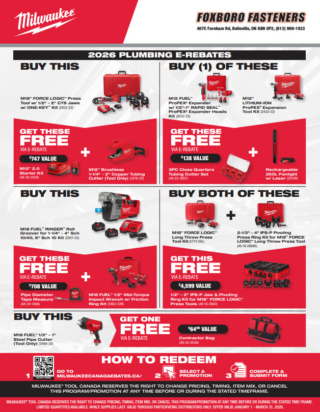 Q1 Plumbing E-Rebates