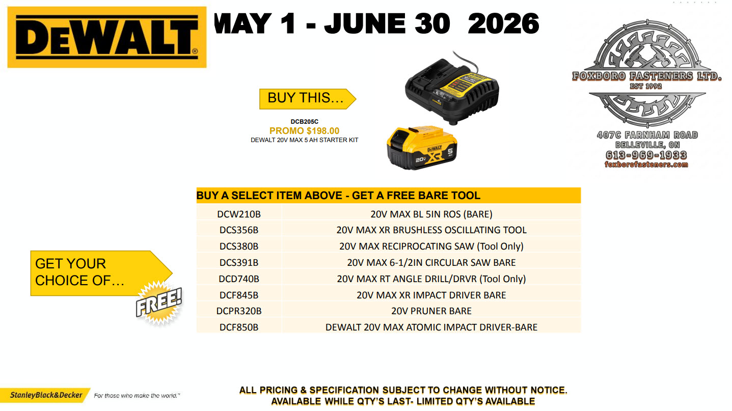 DeWalt Q2 Flyer